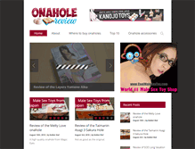 Tablet Screenshot of onaholereview.com